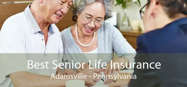 Best Senior Life Insurance Adamsville - Pennsylvania
