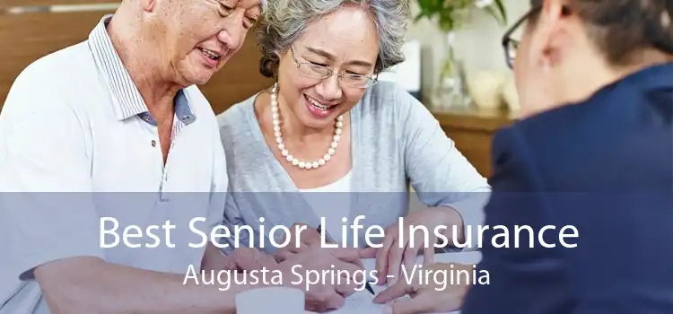 Best Senior Life Insurance Augusta Springs - Virginia