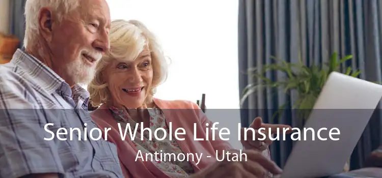 Senior Whole Life Insurance Antimony - Utah