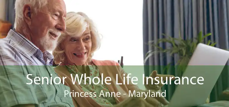 Senior Whole Life Insurance Princess Anne - Maryland
